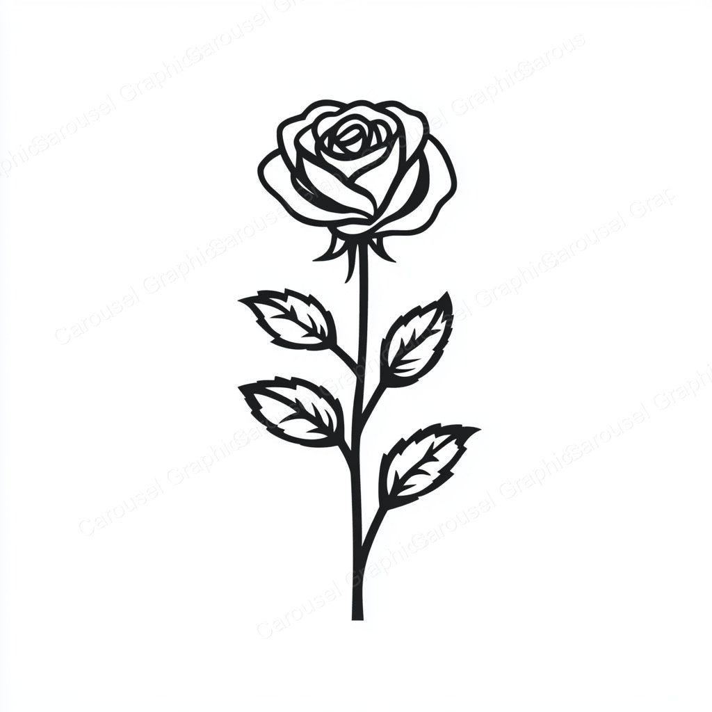 Rose Vector Graphic preview