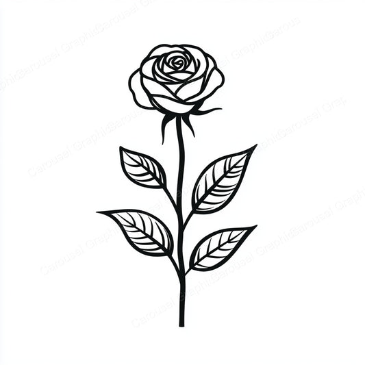 Rose Vector Graphic preview