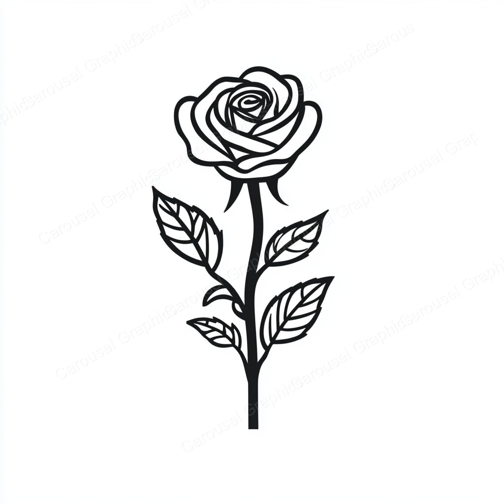Rose Vector Graphic preview