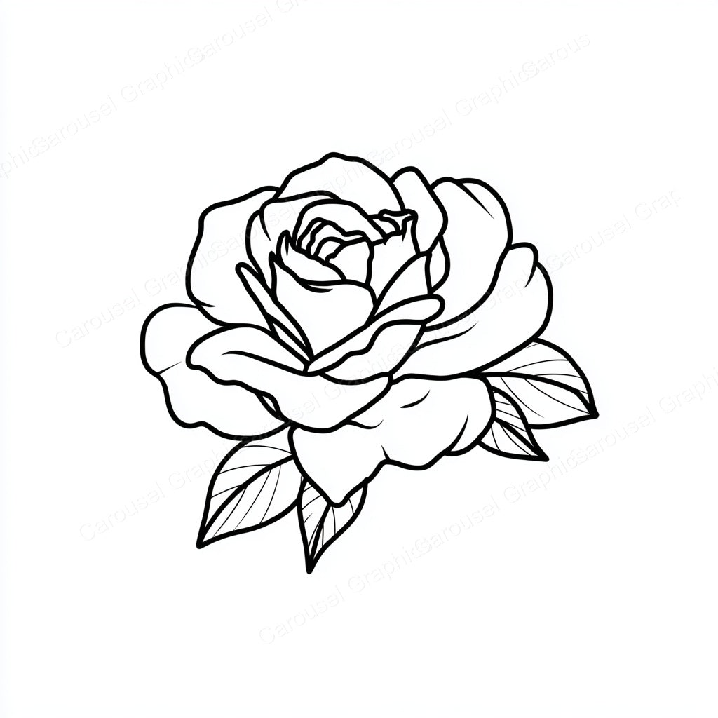 Rose Vector Graphic preview