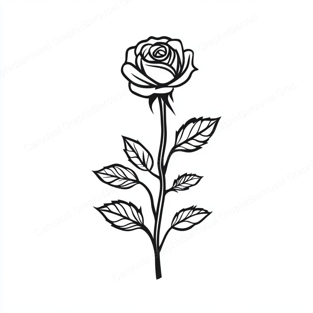 Rose Vector Graphic preview