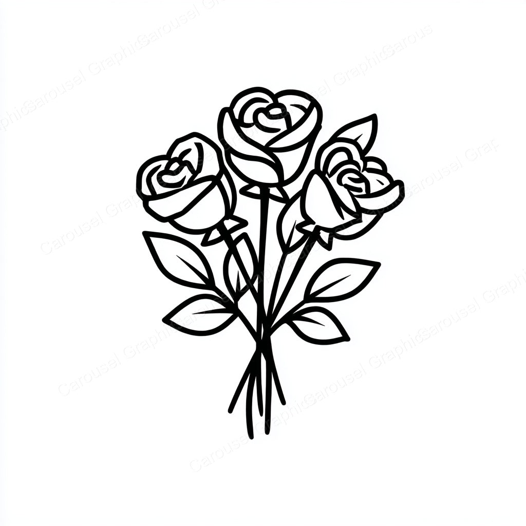 Rose Vector Graphic preview
