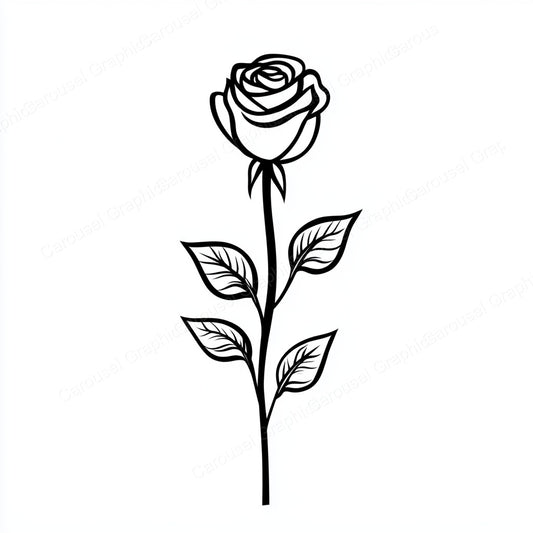 Rose Vector Graphic preview