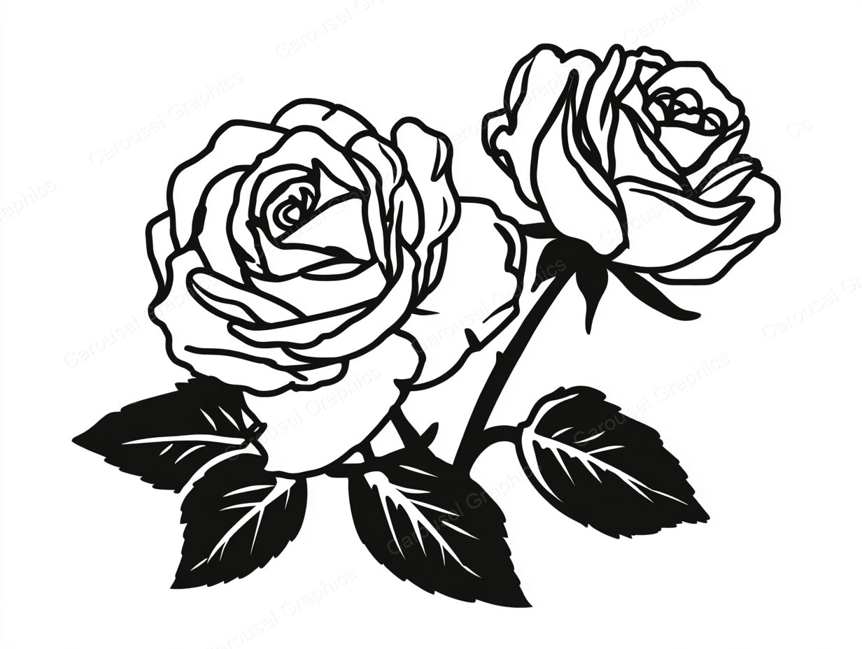 Rose Vector Graphic preview