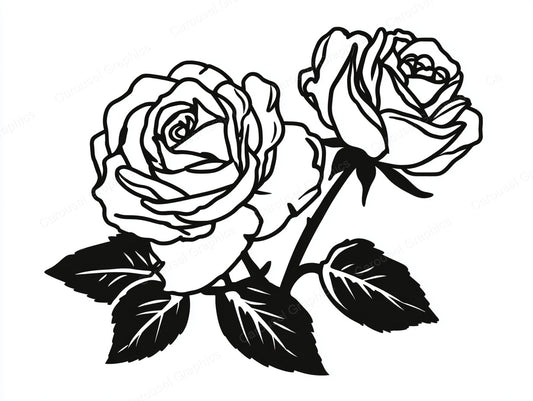Rose Vector Graphic preview