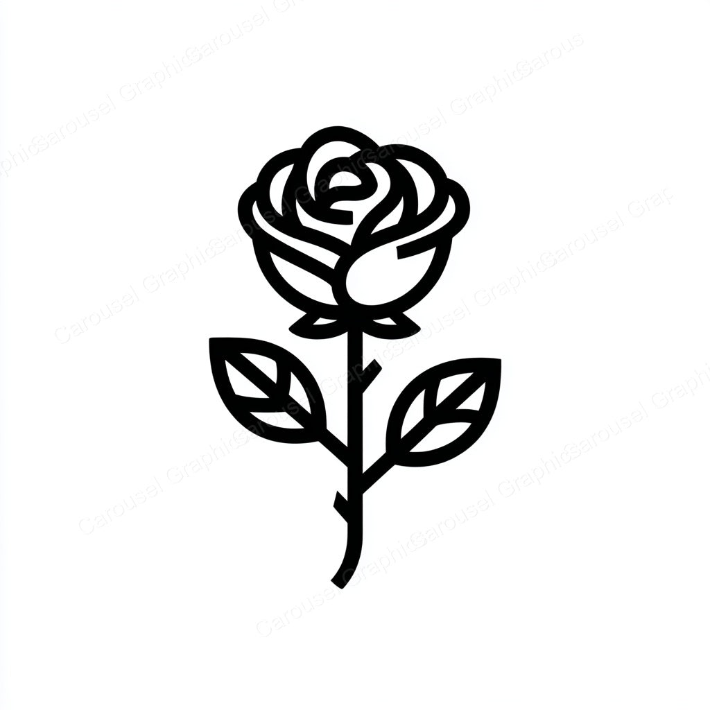 Rose Vector Graphic preview