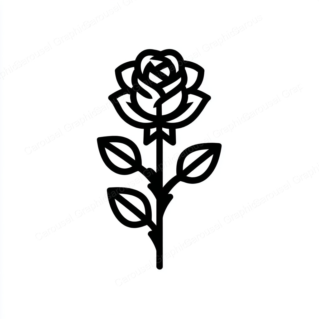 Rose Vector Graphic preview