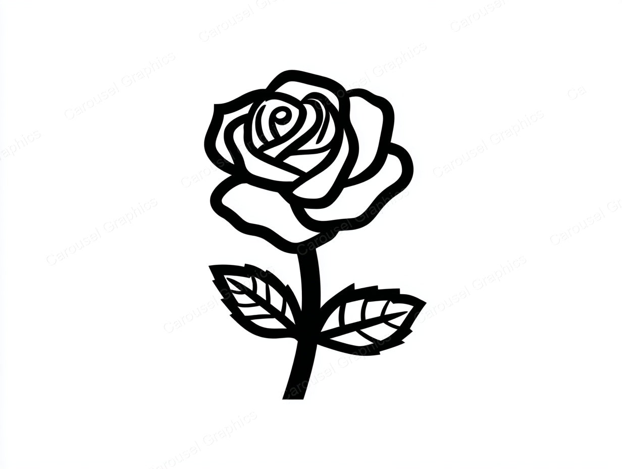 Rose Vector Graphic preview
