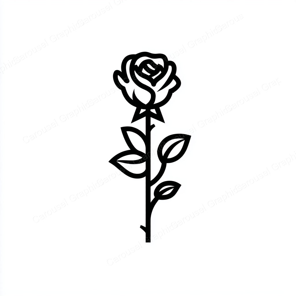Rose Vector Graphic preview