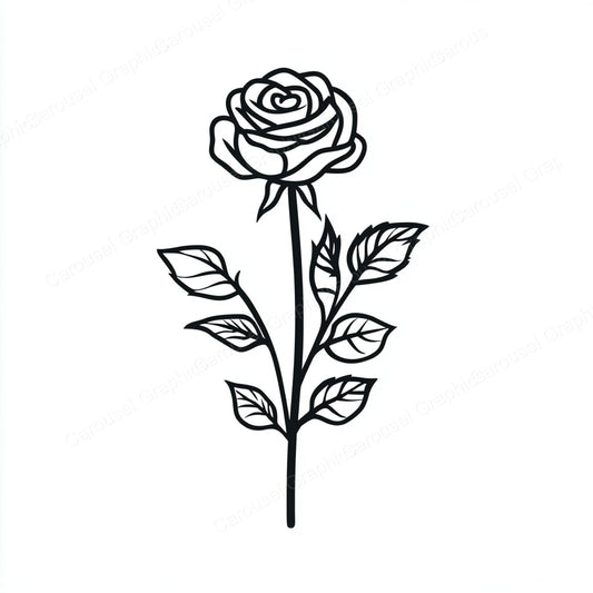 Rose Vector Graphic preview