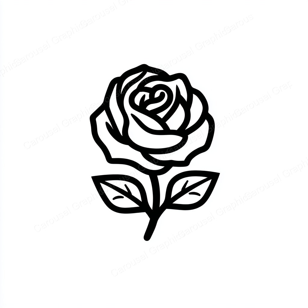 Rose Vector Graphic preview