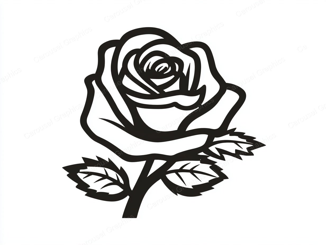 Rose Vector Graphic preview