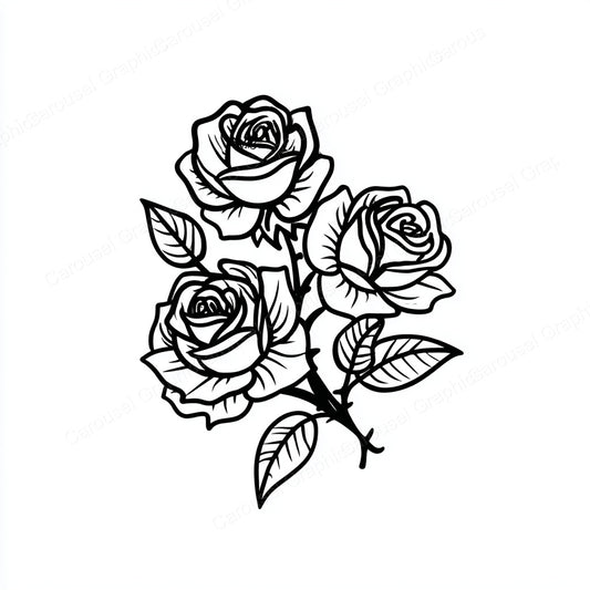 Rose Vector Graphic preview