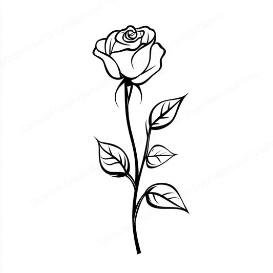 Rose Vector Graphic preview