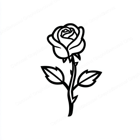 Rose Vector Graphic preview