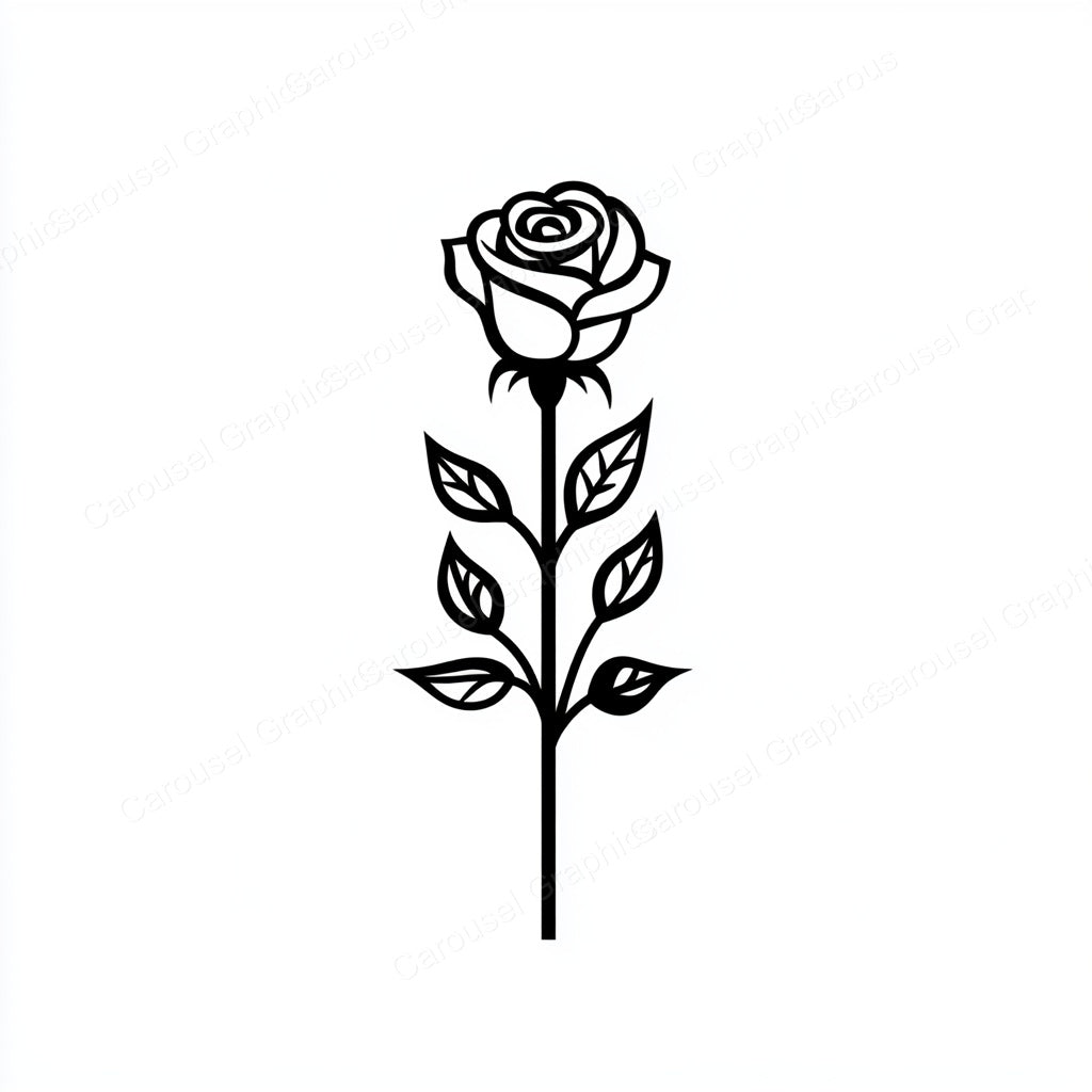 Rose Vector Graphic preview