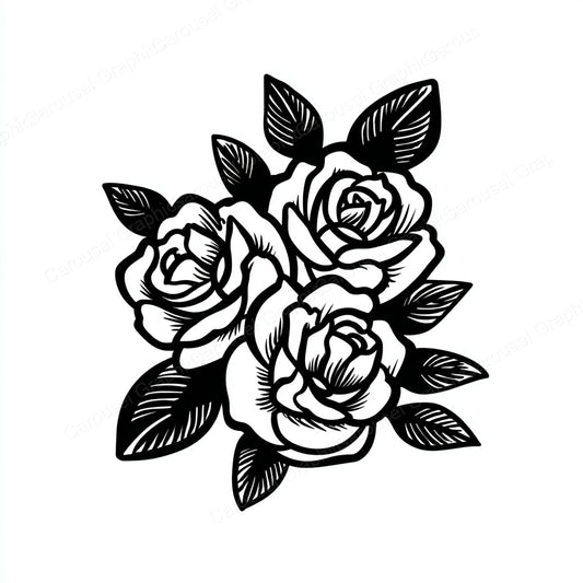 Rose Vector Graphic preview