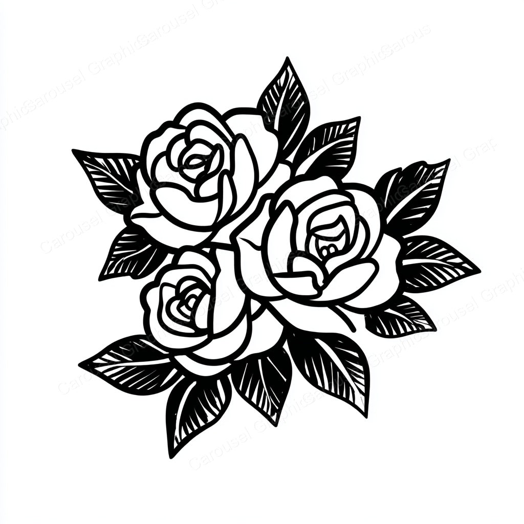 Rose Vector Graphic preview