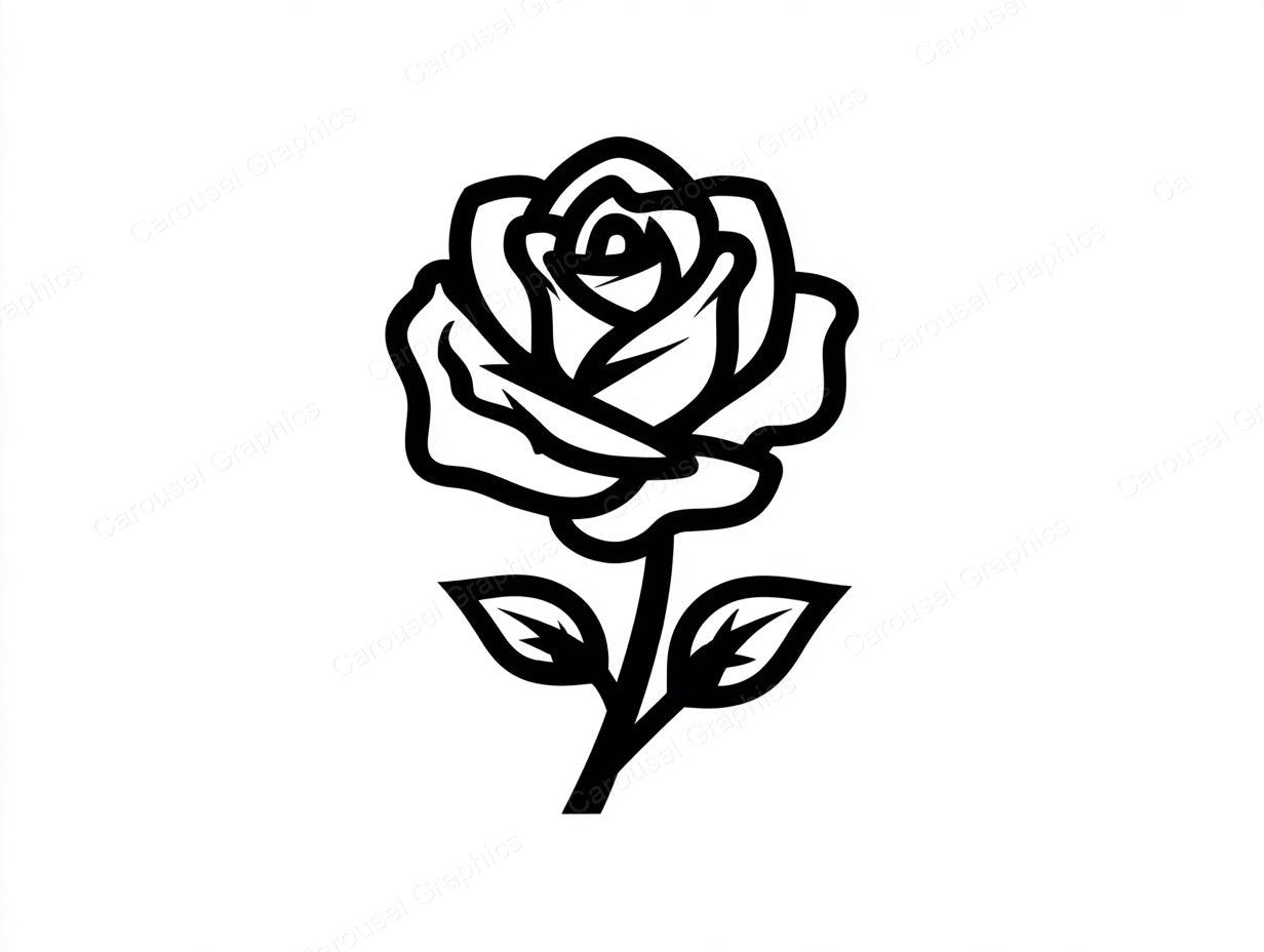 Rose Vector Graphic preview