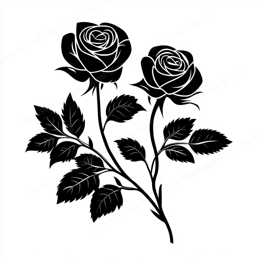 Rose Vector Graphic preview