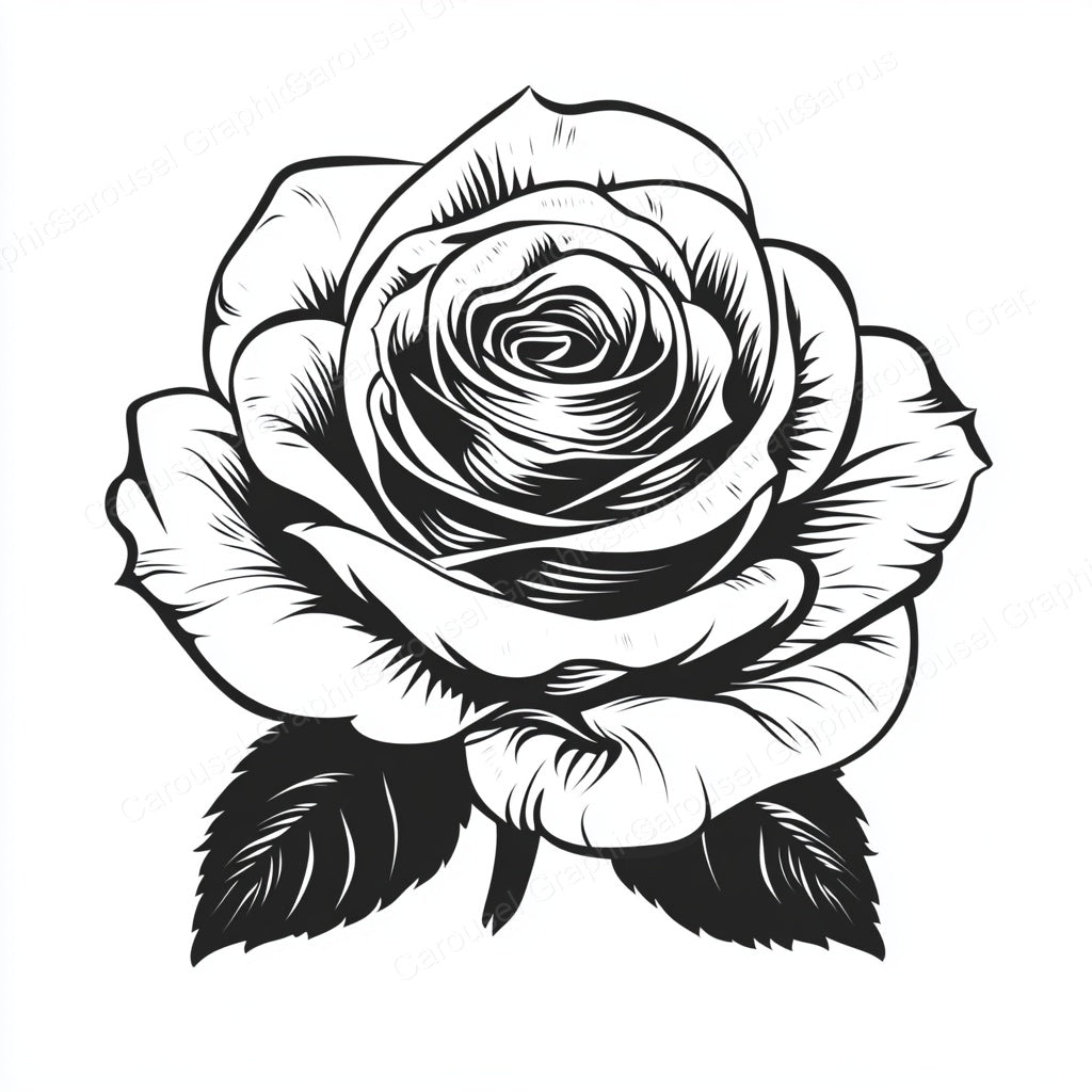 Rose Vector Graphic preview
