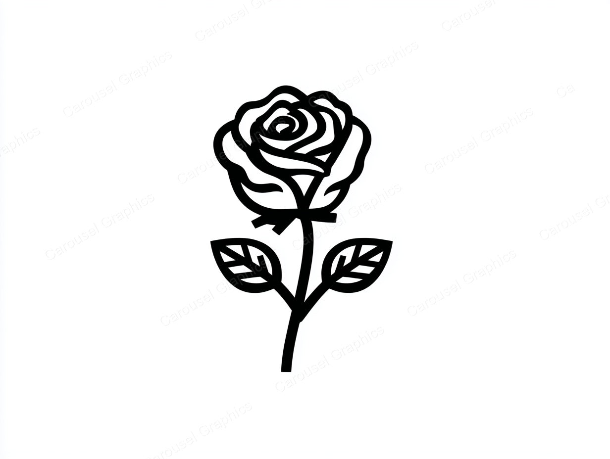 Rose Vector Graphic preview