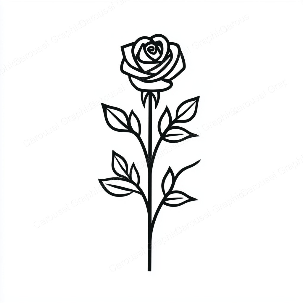 Rose Vector Graphic preview