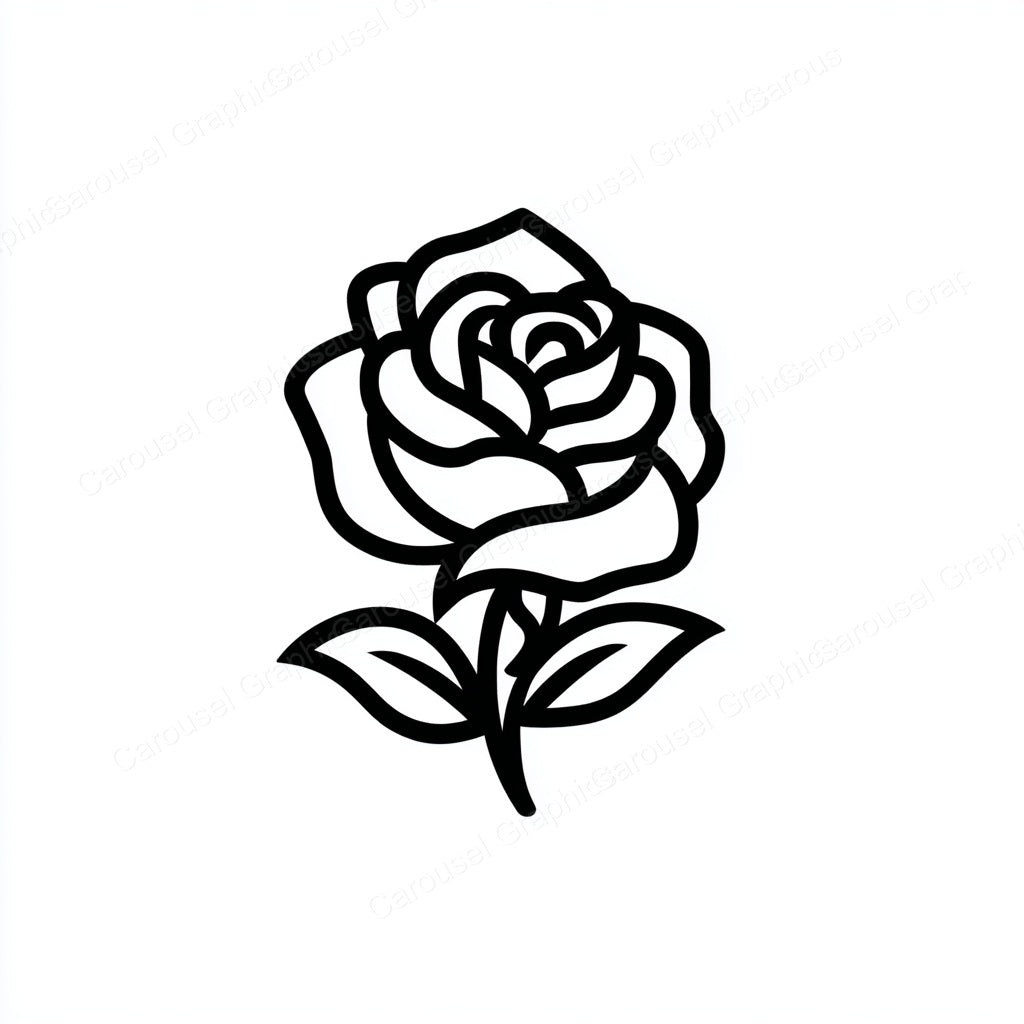 Rose Vector Graphic preview