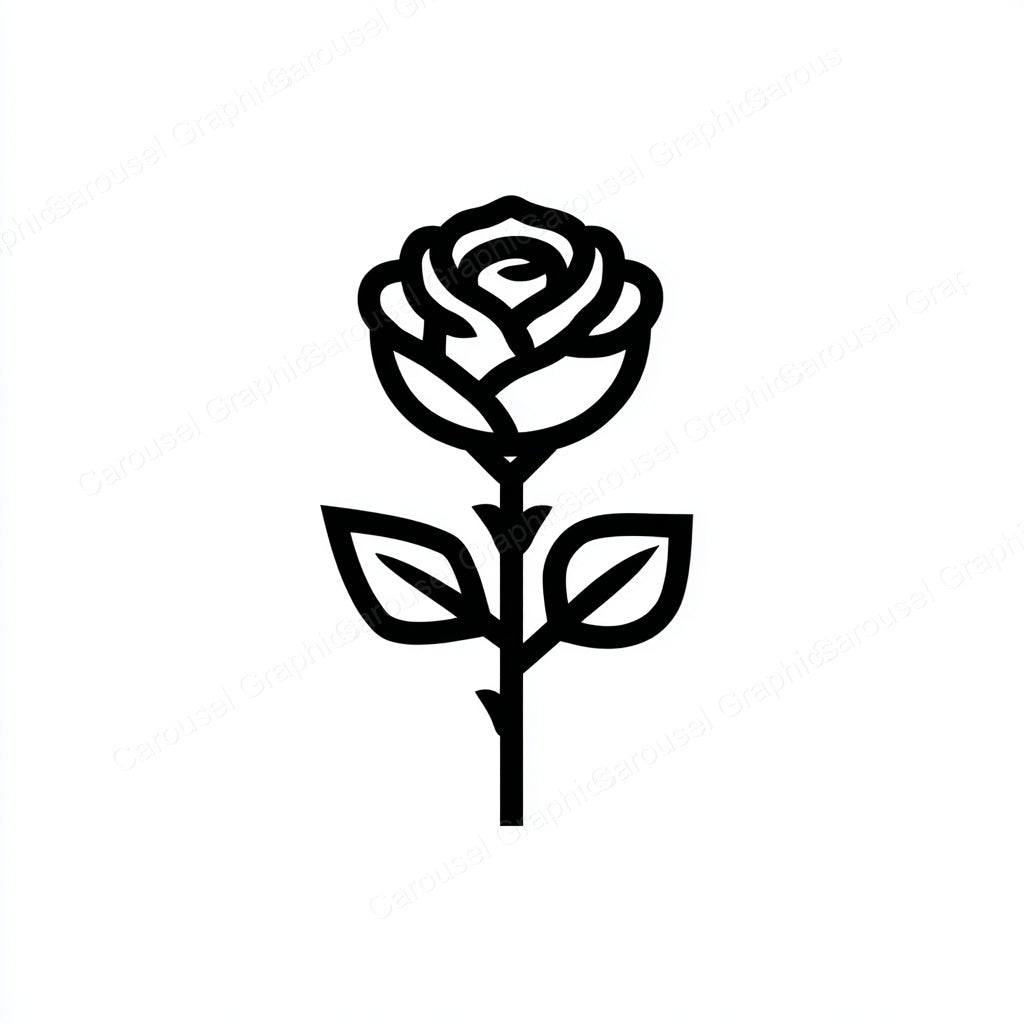 Rose Vector Graphic preview