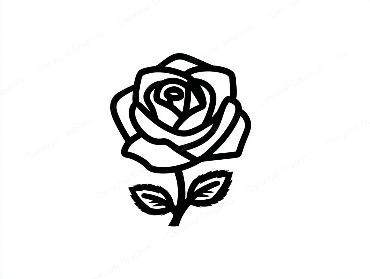 Rose Vector Graphic preview