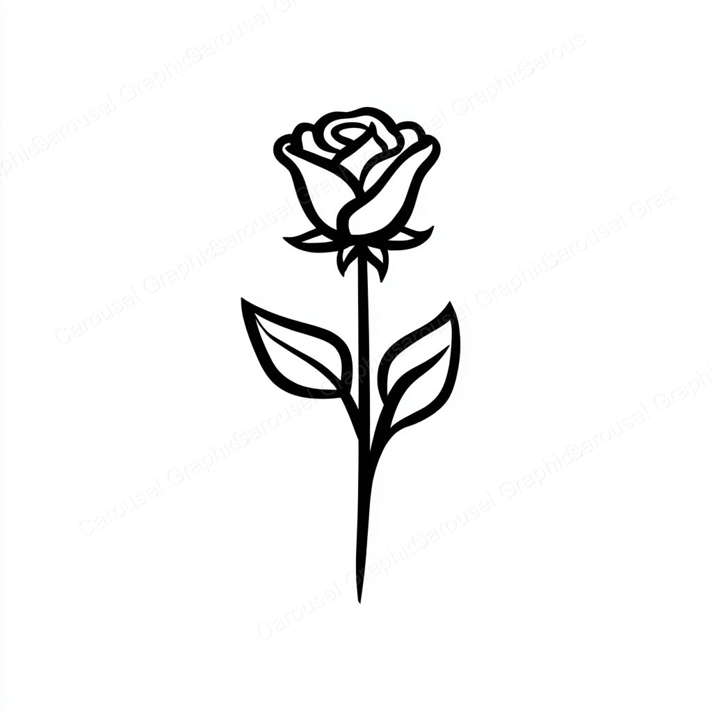 Rose Vector Graphic preview