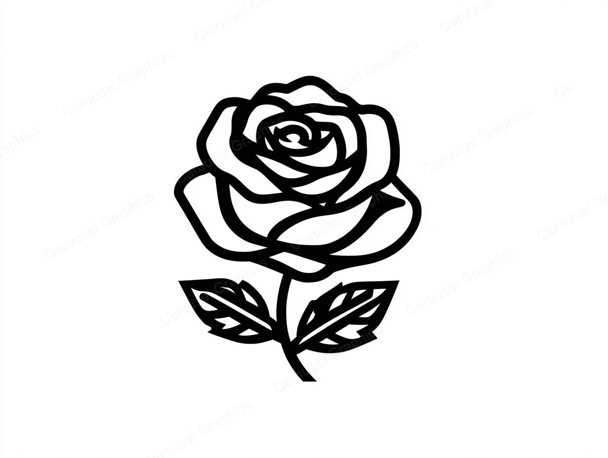 Rose Vector Graphic preview