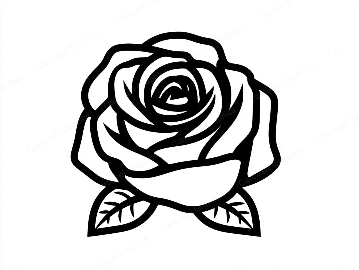 Rose Vector Graphic preview