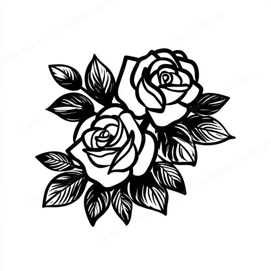 Rose Vector Graphic preview