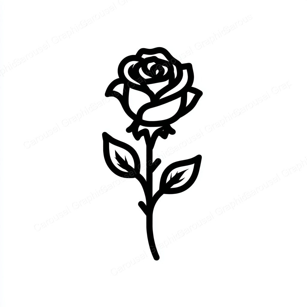 Rose Vector Graphic preview