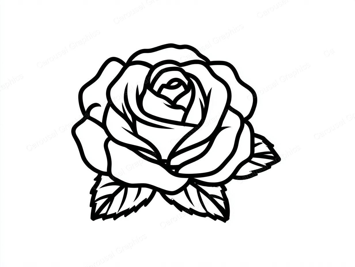Rose Vector Graphic preview