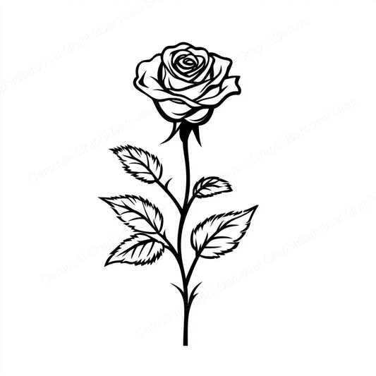 Rose Vector Graphic preview