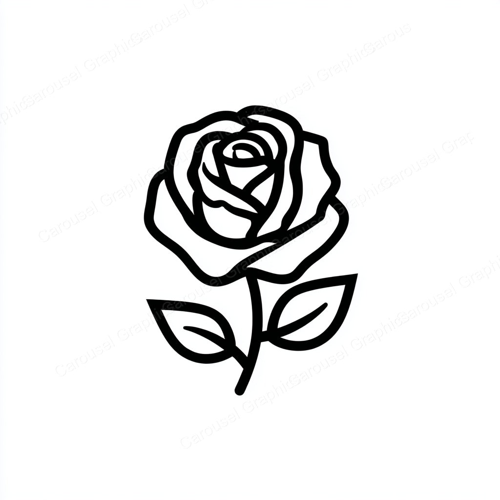 Rose Vector Graphic preview