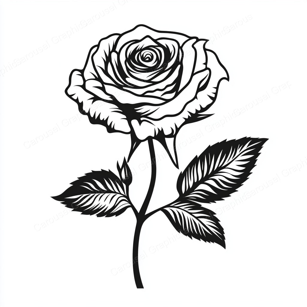 Rose Vector Graphic preview