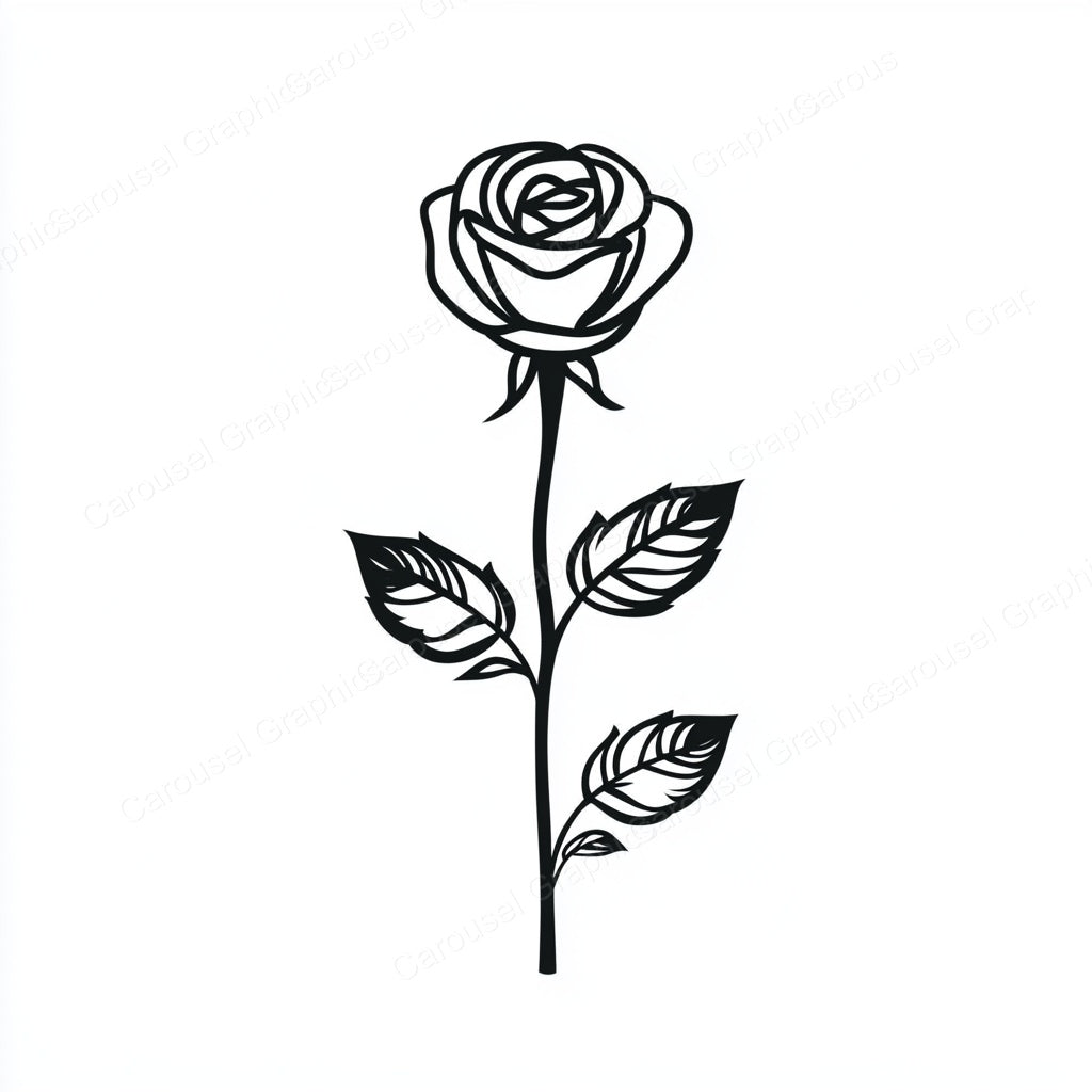 Rose Vector Graphic preview