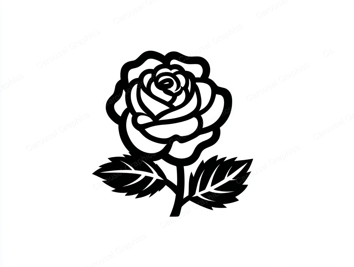 Rose Vector Graphic preview