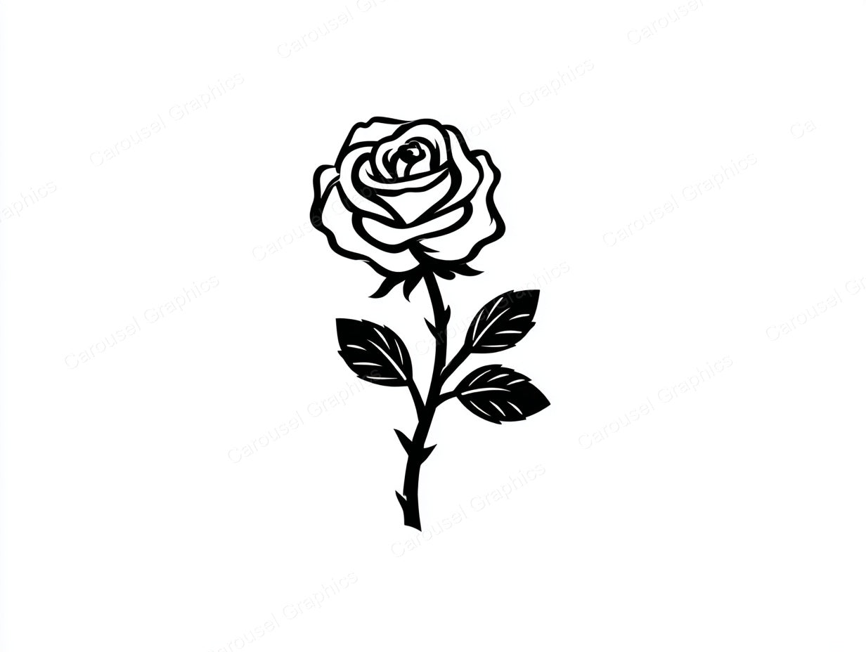 Rose Vector Graphic preview