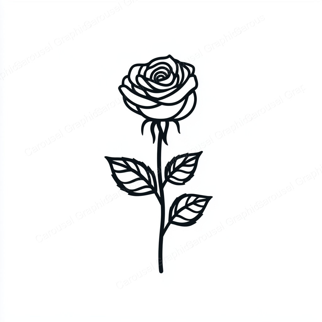 Rose Vector Graphic preview