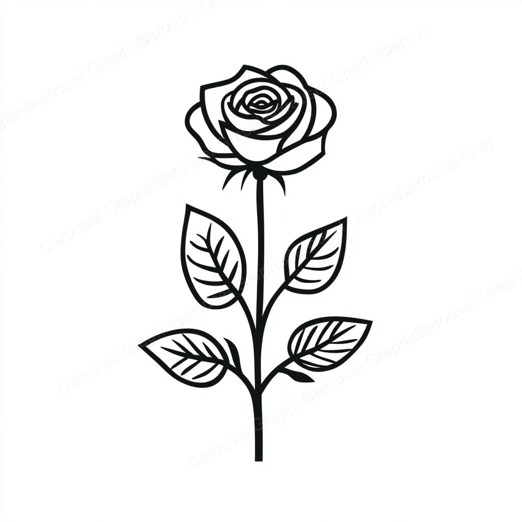 Rose Vector Graphic preview