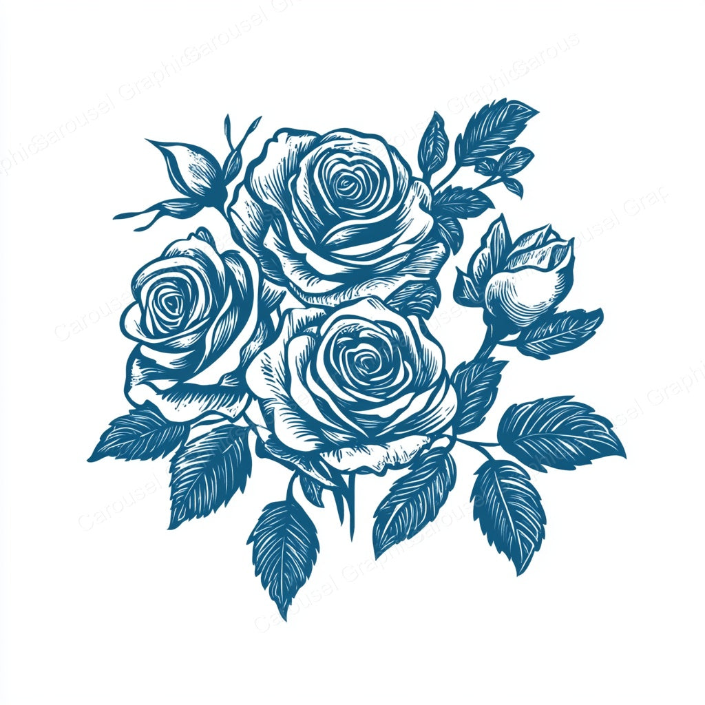 Rose Vector Graphic preview