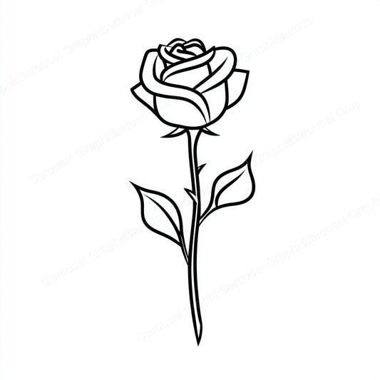 Rose Vector Graphic preview