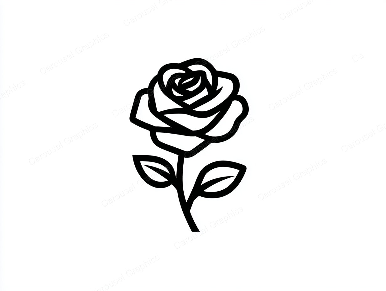 Rose Vector Graphic preview