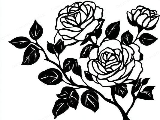 Rose Vector Graphic preview