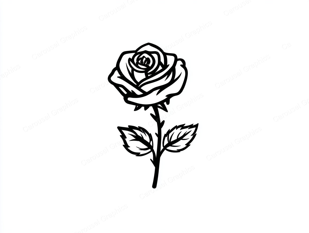 Rose Vector Graphic preview
