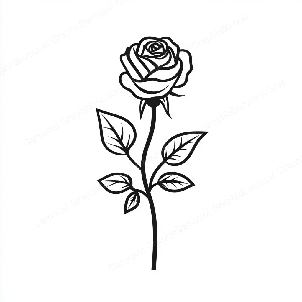 Rose Vector Graphic preview